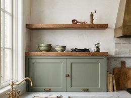 Floating Wood Shelves