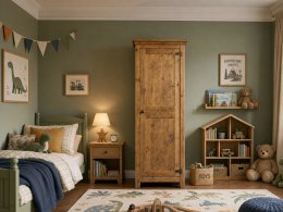 H&F Plank Single Wardrobe