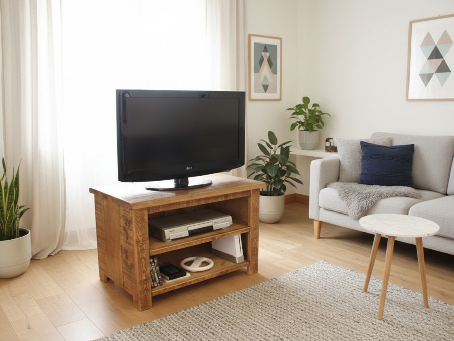 Open Unit Photo H&F Plank Open TV Unit | H&F